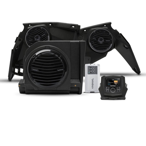 Rockford Fosgate Maverick X3 UTV ROV SxS Stereo, Dash Kit, Speakers, and Sub Kit - 141580