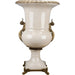 Lovecup White Crackle Porcelain Urn with Bronze Ormolu L196 - 13802058416226