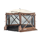 CLAM Quick Set Pavilion Camper 12.5 x 12.5 Foot Outdoor Gazebo Canopy Shelter - 145180