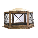 CLAM Quick Set Pavilion Camper 12.5 x 12.5 Foot Outdoor Gazebo Canopy Shelter - 145180