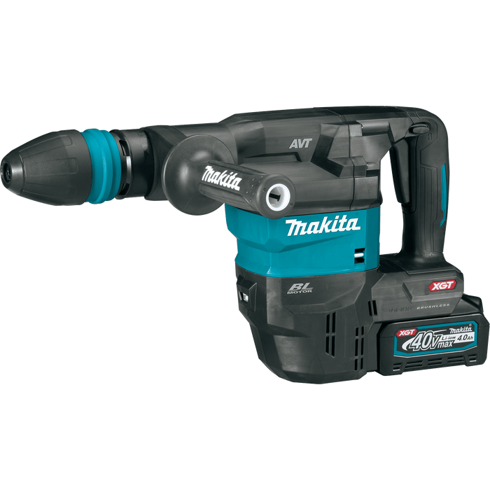 Makita 40V Max XGT Brushless Cordless 15 lb. SDS‑MAX AVT Demolition Hammer Kit, AWS Capable 4.0Ah - GMH01M1