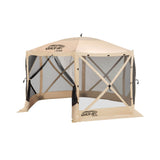 CLAM Quick Set Escape Portable Canopy Shelter and 6 Pack of Wind and Sun Panels - 149090