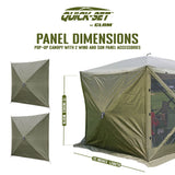 Clam Quick Set Escape Portable Canopy Shelter with Wind & Sun Panels, (2 pack) - 149111