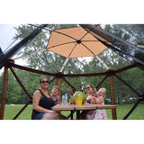 Clam Quick Set Escape Sky Screen Portable Gazebo, Wind and Sun Panels, Rain Fly - 149210