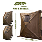 Clam Quick Set Escape Sky Screen Portable Gazebo, Wind and Sun Panel, Rain Fly - 149221