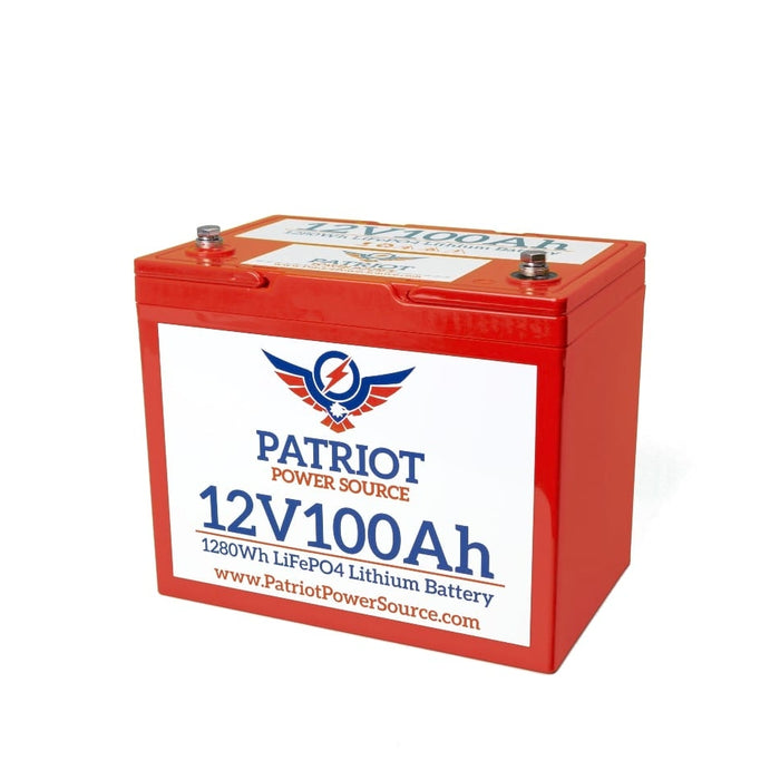 PATRIOT POWER 12V 200Ah/24V 100Ah BATTERY BUNDLE KIT for MARINE/RV