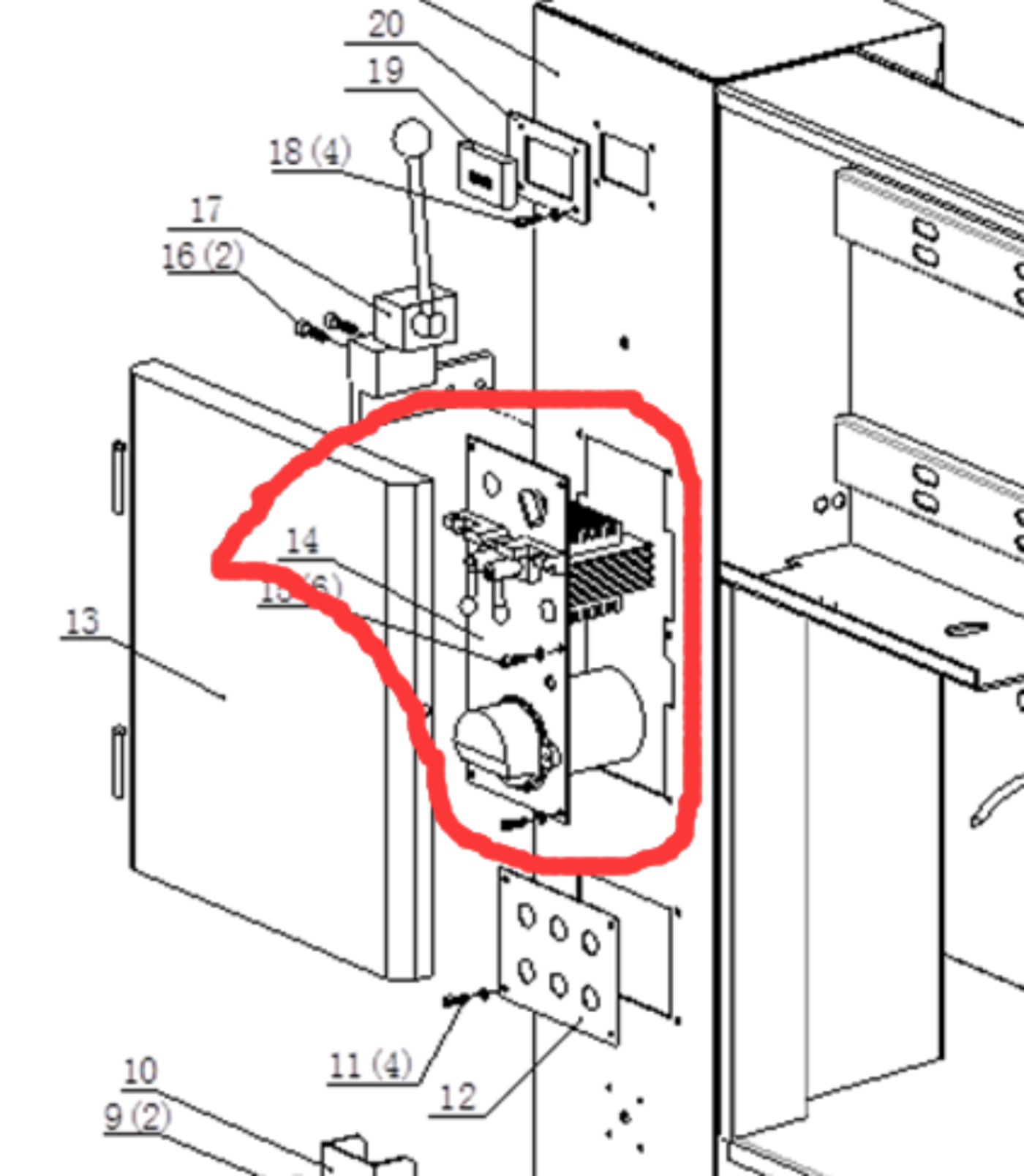 KAKA Industrial Spare part# 14 blade welder for vertical band saw - 188201-14-220V
