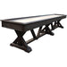 Playcraft Brazos River Pro-Style Shuffleboard Table in Black - SHBRRBLK12