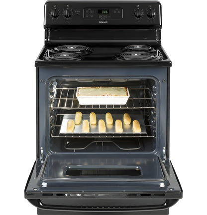 HOTPOINT 30" Free-Standing Standard Clean Electric Range - RBS360DMBB-KT
