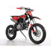 X-PRO X9 125cc Dirt Bike with 4-Speed Manual Transmission, Kick Start, Big 17"/14" Tires! Zongshen Brand Engine - DB-K001-Red2