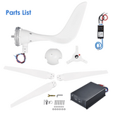 Automaxx Windmill 1500W Wind Turbine Generator Kit Bundle Set - 1500WWTGKBS24VS