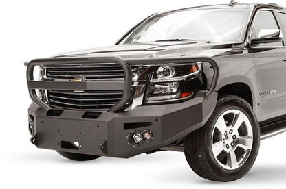 Fab Fours CS15-F3550-1 Chevy Suburban 1500 2015-2020 Premium Front Bumper Sensor Winch Ready with Full Guard