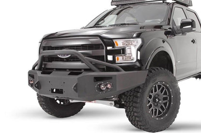 Fab Fours FF15-H3252-1 Ford F150 2015-2017 Premium Front Bumper Winch Ready with Pre-Runner Guard