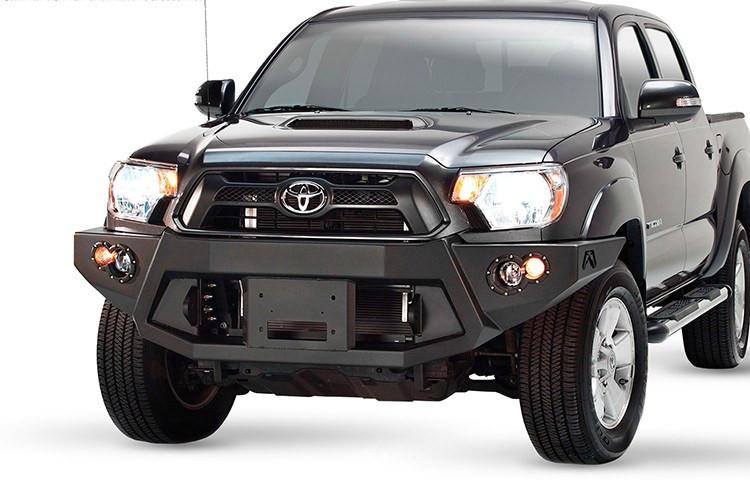 Fab Fours TT12-B1651-1 Toyota Tacoma 2012-2015 Premium Front Bumper Winch Ready No Guard