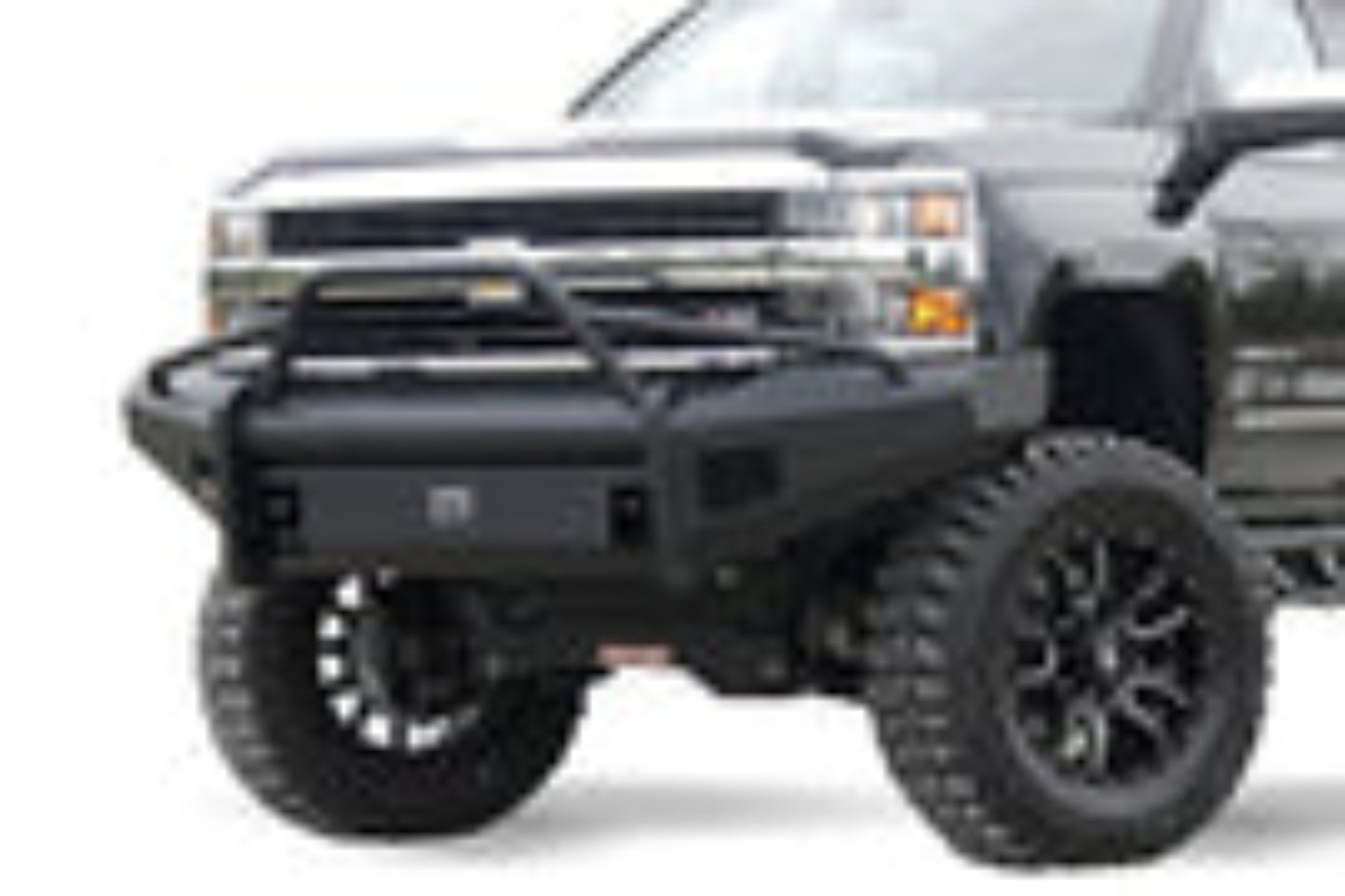 Fab Fours Black Steel Elite Pre-Runner Front Bumper 2015-2019 Chevy Silverado 2500/3500 CH14-Q3062-1
