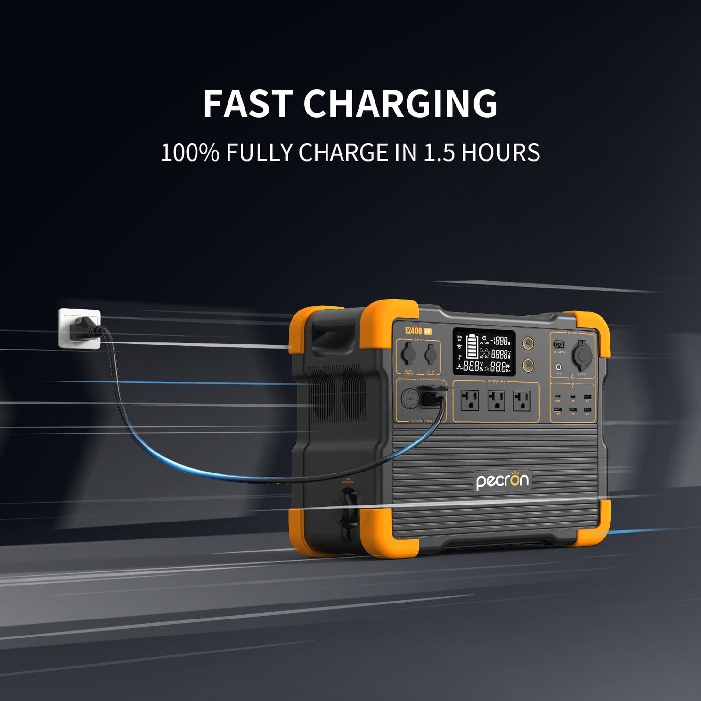 PECRON E2400LFP Portable Power Station 2400W 2048Wh - E2400LFP