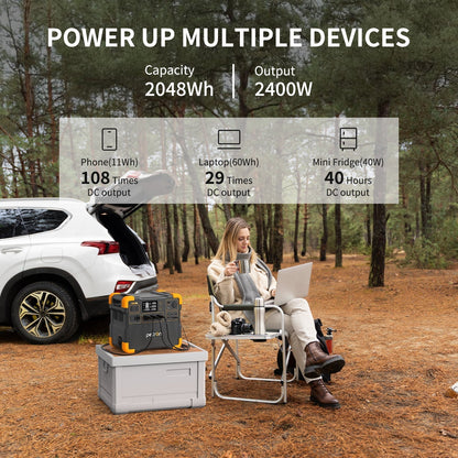 PECRON E2400LFP Portable Power Station 2400W 2048Wh - E2400LFP