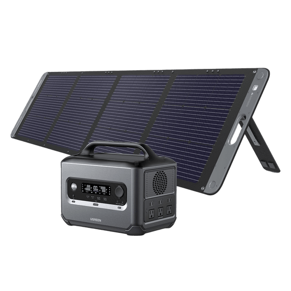 Ugreen PowerRoam 1200W 1024Wh LiFePO4 Battery Backup Solar Generator + 1x 200W Solar Panel - 90997