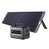 Ugreen PowerRoam 1200W 1024Wh LiFePO4 Battery Backup Solar Generator + 1x 200W Solar Panel - 90997