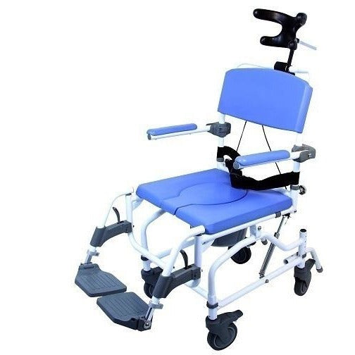 Healthline Ezee Life 15″ Seat Shower Commode Chair with Tilt - AT065009