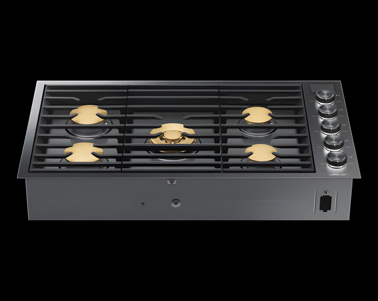 DACOR 36" Gas Cooktop, Graphite Stainless Steel, Natural Gas - DTG36M955FM-KT