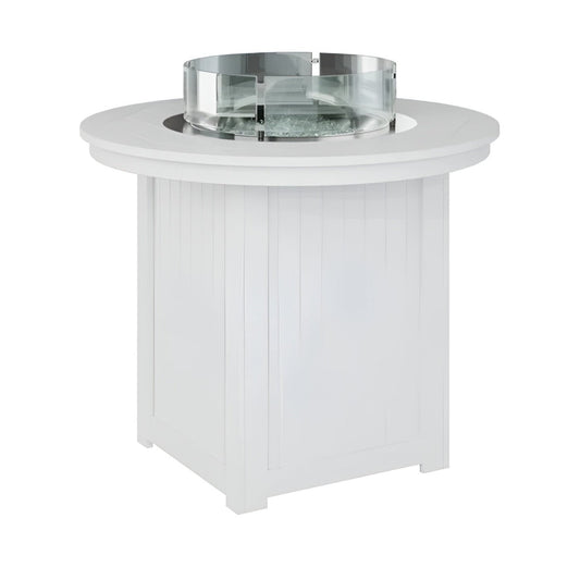 Berlin Gardens Donoma 44" Round Fire Table - Bar Height - DRFT3944BBW