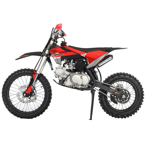 X-PRO X17 125cc Dirt Bike with Automatic Transmission, Electric Start, Big 17"/14" Tires - DB-K021-Blue