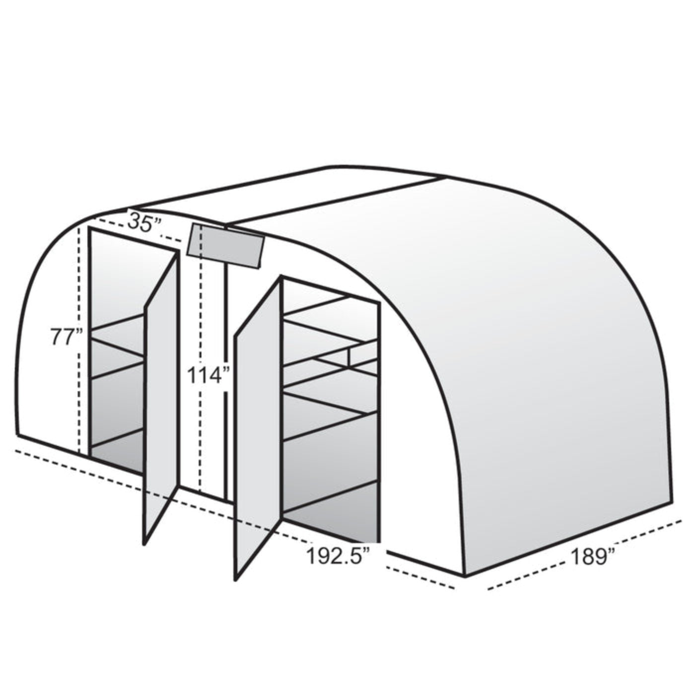 Solexx Harvester Basic Greenhouse - G-408