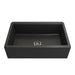 Bocchi 33" Matte Black Apron-Front Workstation Granite Composite Kitchen Sink - 1600-504-0120