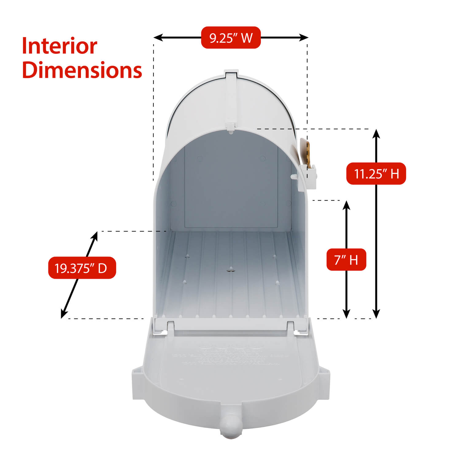 Whitehall Deluxe Capitol Mailbox Package -  16298