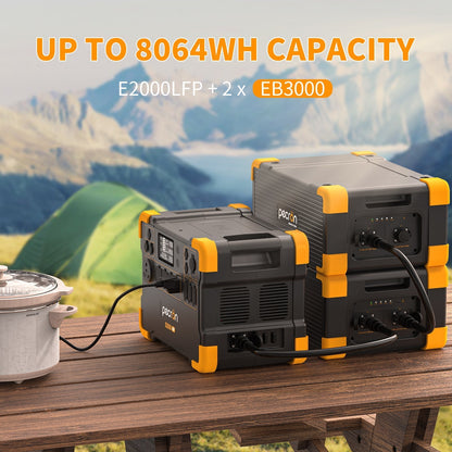 PECRON E2000LFP Expandable Portable Power Station 2000W 1920Wh - E2000LFP