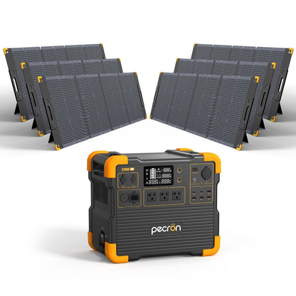 PECRON E2400LFP Portable Power Station 2400W 2048Wh - E2400LFP