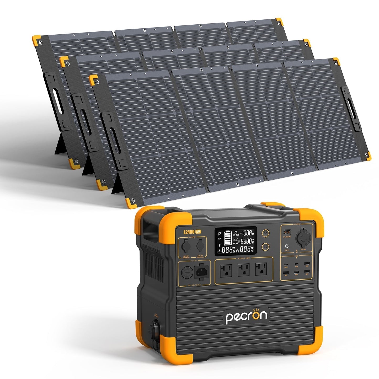 PECRON E2400LFP Portable Power Station 2400W 2048Wh - E2400LFP