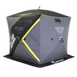 CLAM 14471 Portable 9 Ft Jason Mitchell X5000 Ice Fish Thermal Hub Shelter Tent - 160688