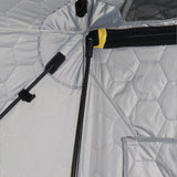 CLAM 14471 Portable 9 Ft Jason Mitchell X5000 Ice Fish Thermal Hub Shelter Tent - 160688