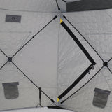 CLAM 14471 Portable 9 Ft Jason Mitchell X5000 Ice Fish Thermal Hub Shelter Tent - 160688