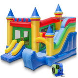 Commercial Castle Bounce House and Slide with Blower by Cloud 9 - Backyard Provider