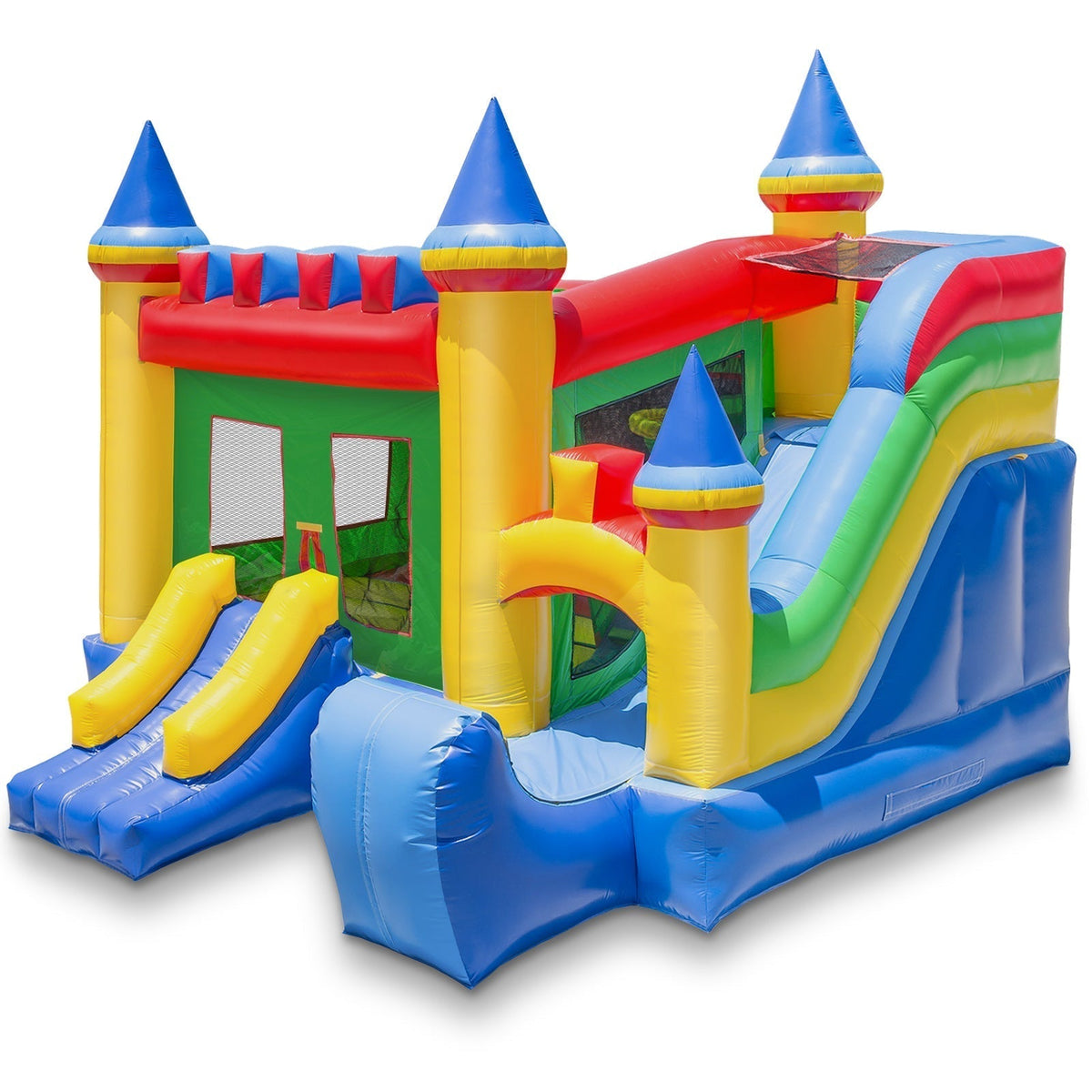 Commercial Castle Inflatable Bounce House with Slide by Cloud 9 - Backyard Provider