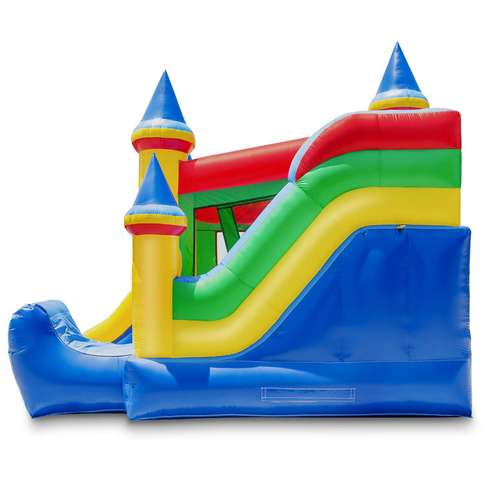 Commercial Castle Inflatable Bounce House with Slide by Cloud 9