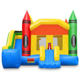 Commercial Crayon Castle Inflatable Bounce House and Slide by Cloud 9 - Backyard Provider