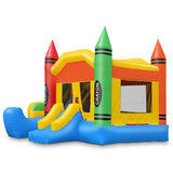 Commercial Crayon Castle Inflatable Bounce House and Slide by Cloud 9 - Backyard Provider