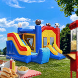 Commercial Sports Inflatable Bounce House w/ Slide & Blower by Cloud 9 - Backyard Provider