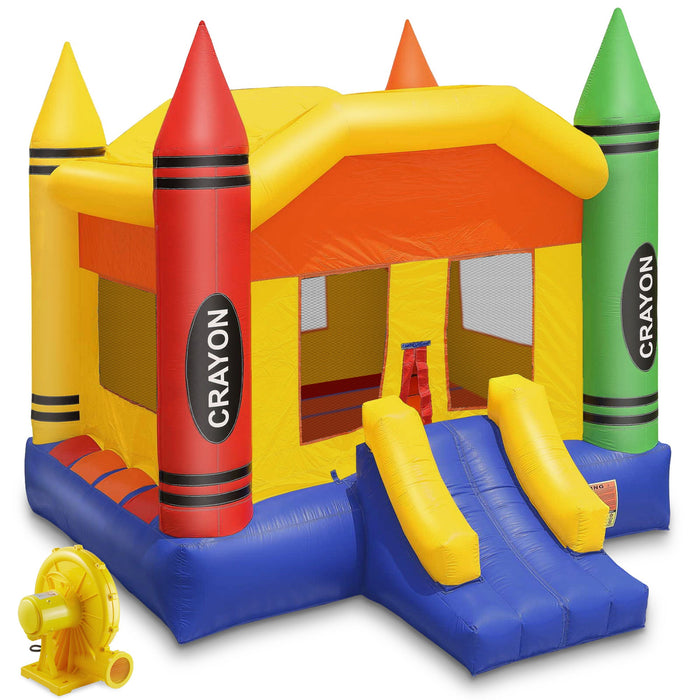 17'x13' Commercial Inflatable Crayon Bounce House w/ Blower by Cloud 9