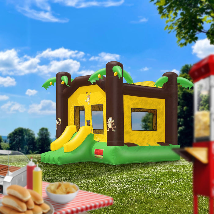 17'x13' Commercial Inflatable Jungle Bounce House w/ Blower by Cloud 9