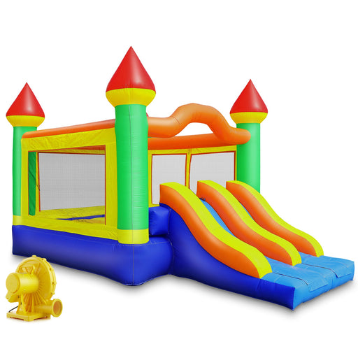 Commercial Mega Double Slide Castle Bounce House w/ Blower by Cloud 9