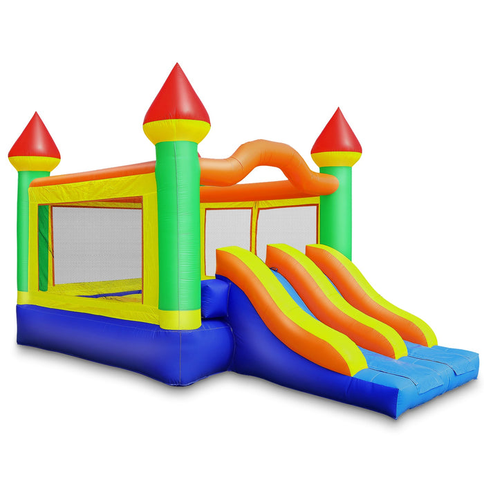 Commercial Mega Double Slide Castle Bounce House by Cloud 9