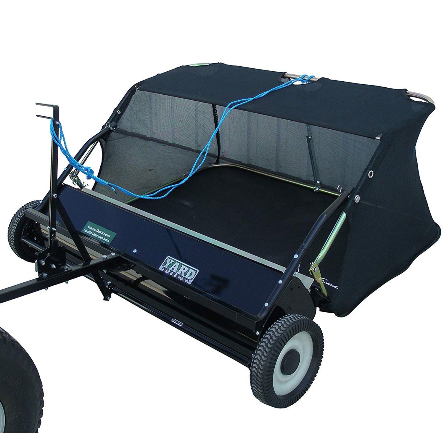 Yard Tuff 38" Quick Assembly Tow Style Lawn Sweeper for Debris, Leaves, & More - 163565