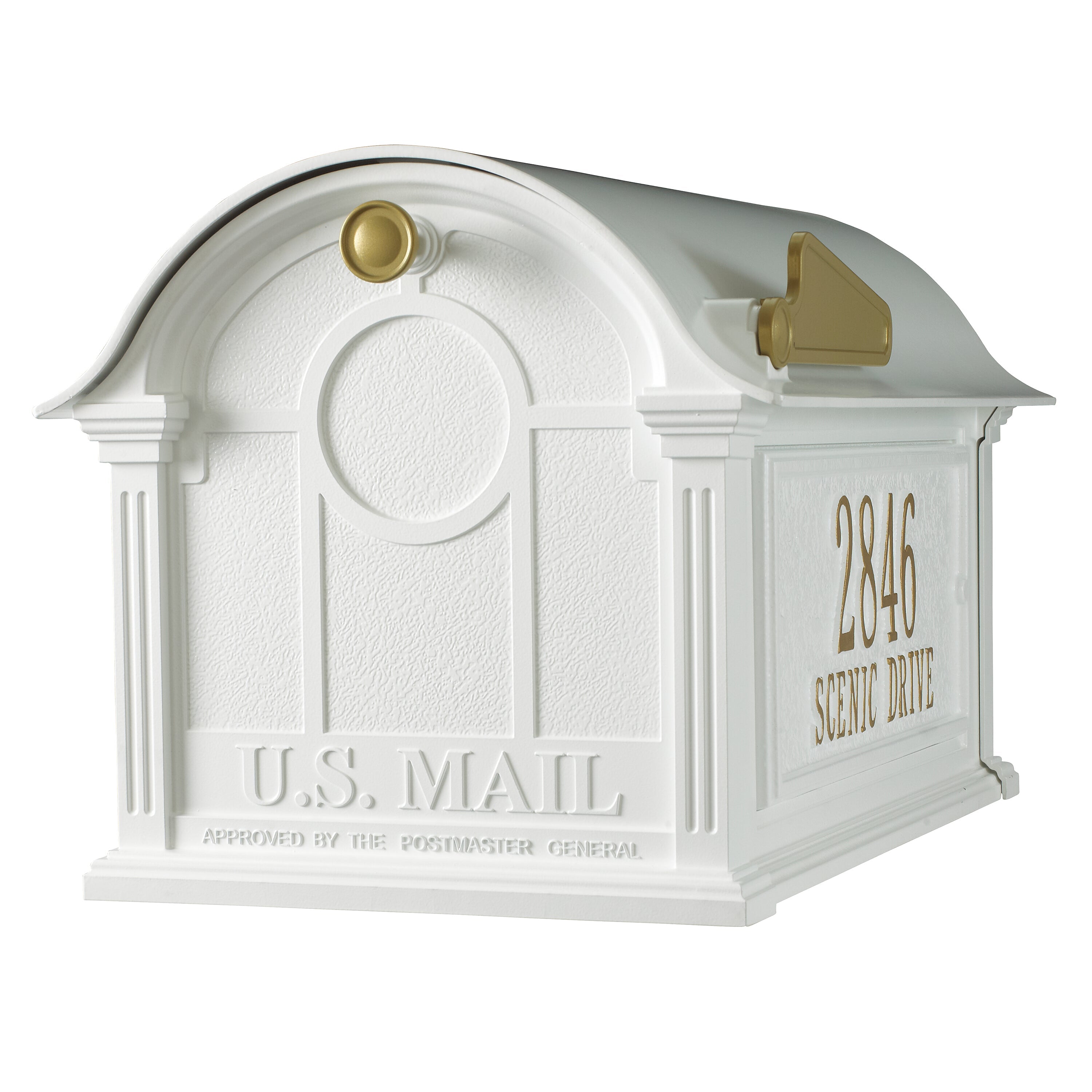 Whitehall Balmoral Mailbox Side Plaques Package -  16371