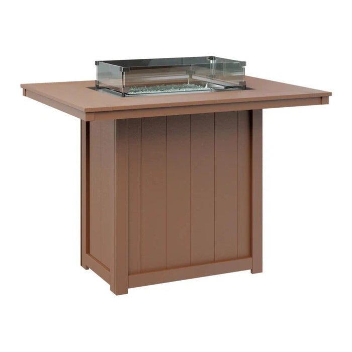 Berlin Gardens Donoma 42" x 54" Rectangular Fire Table - Counter Height - DRFT4254C