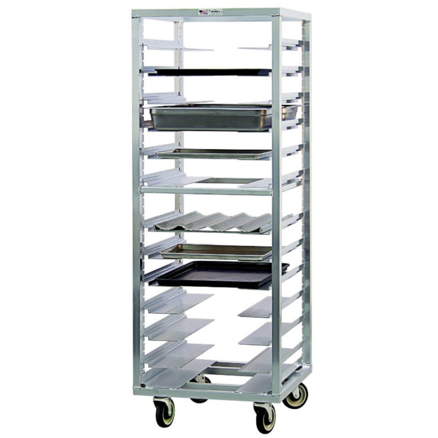 Univex  New Age Roll-In Refrigerator Pan Rack with 13 Universal Guides - NW1655